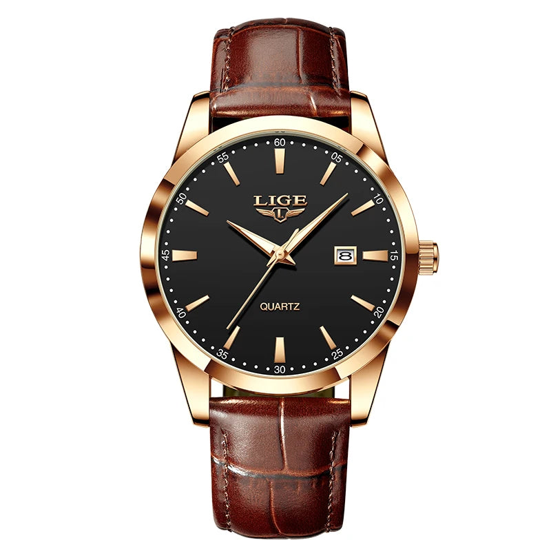 Relógio LIGE Masculino Premium com Cronógrafo