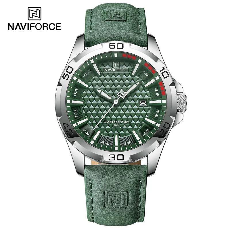 Relógio Masculino NAVIFORCE Premium Couro e Esportivo