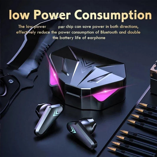 Fone Bluetooth Gamer X15 TWS com Display LED
