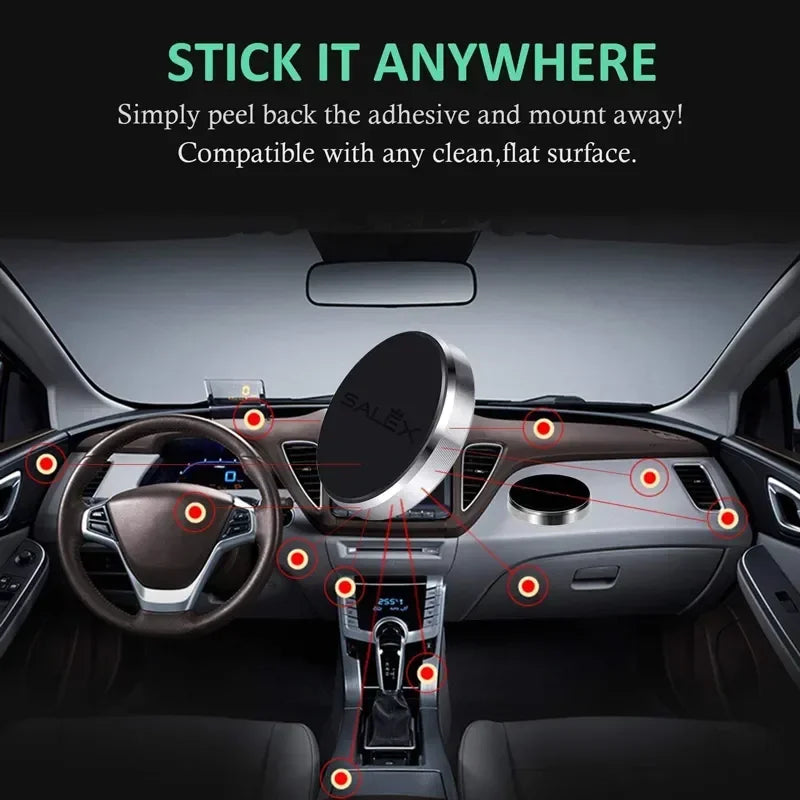 Suporte Magnético Premium para Celular – Carro e Parede