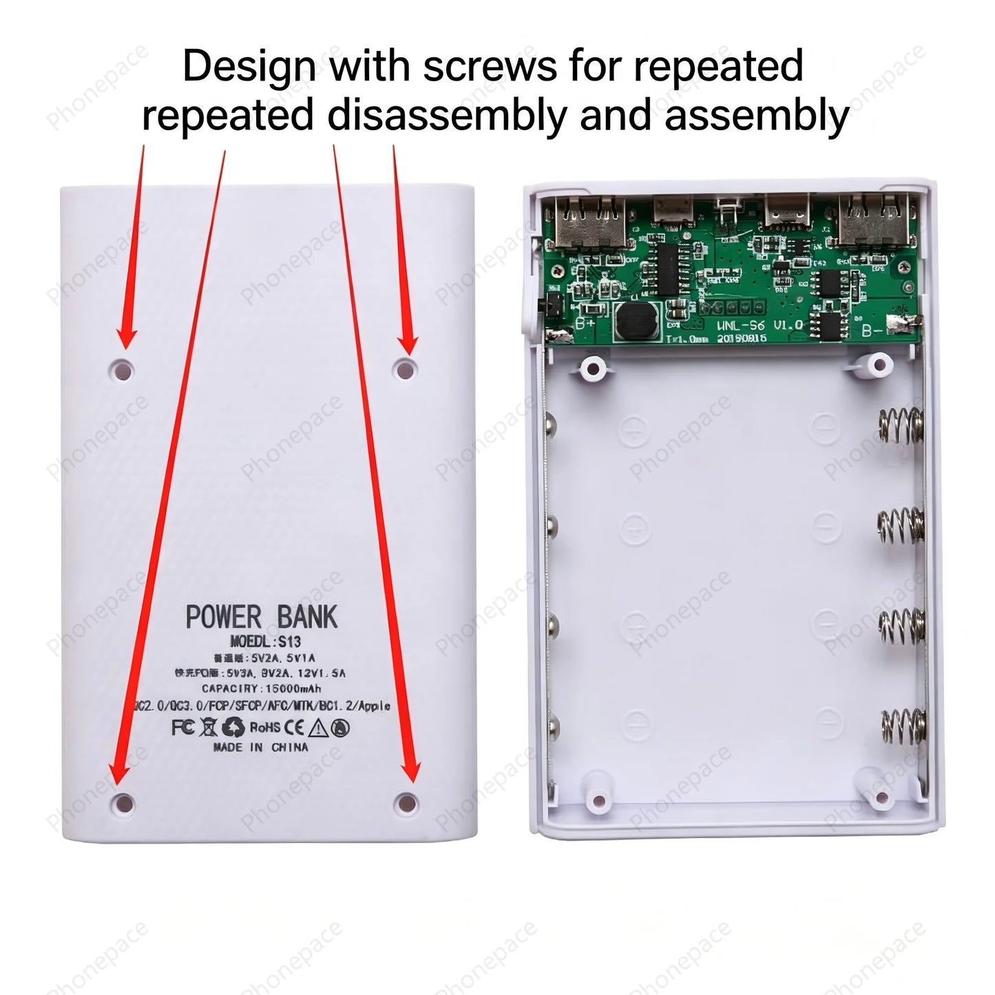 Power Bank Vention 20000mAh 45W – Carregamento Super Rápido