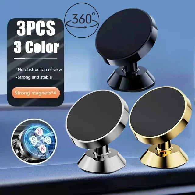 Suporte Magnético Premium para Celular – Carro e Parede