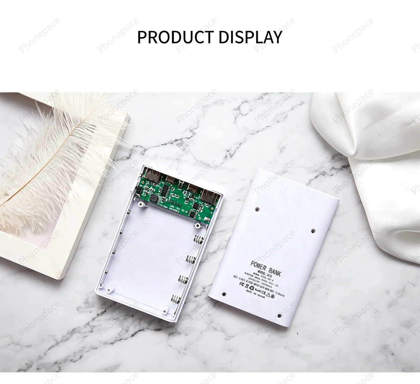 Power Bank Vention 20000mAh 45W – Carregamento Super Rápido