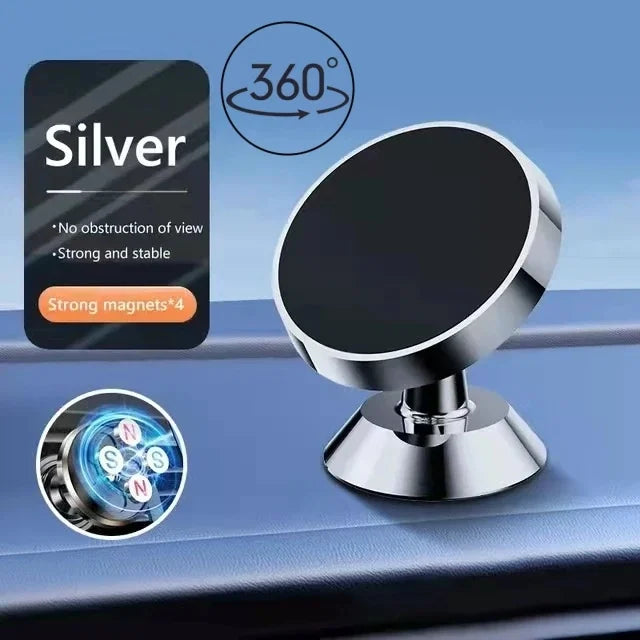 Suporte Magnético Premium para Celular – Carro e Parede