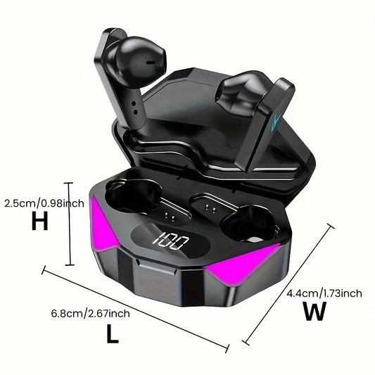 Fone Bluetooth Gamer X15 TWS com Display LED