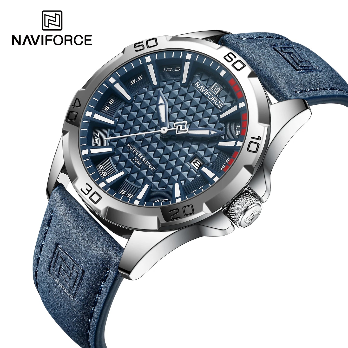 Relógio Masculino NAVIFORCE Premium Couro e Esportivo