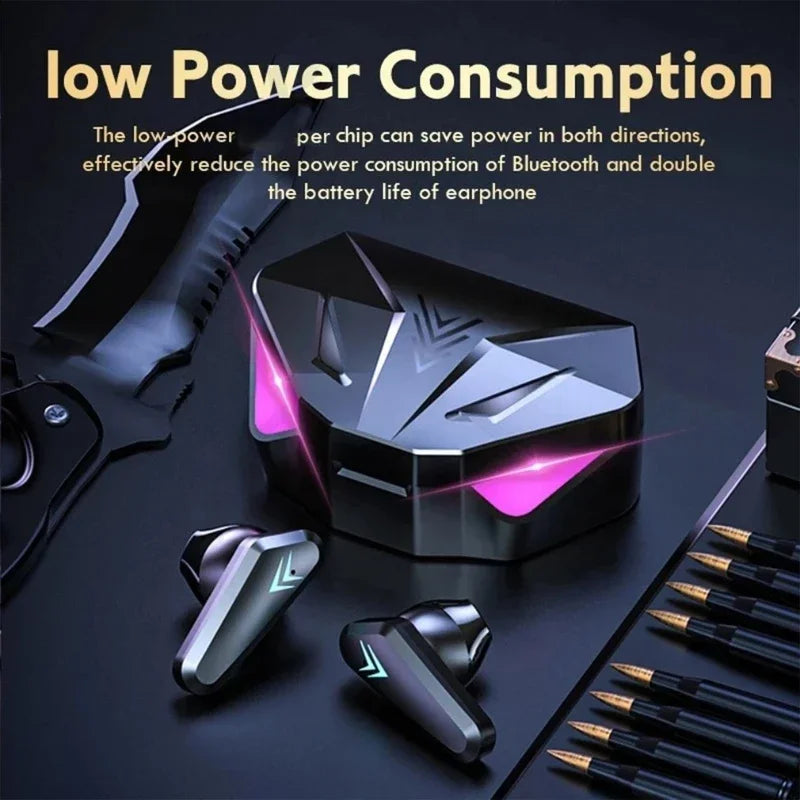 Fone Bluetooth Gamer X15 TWS com Display LED