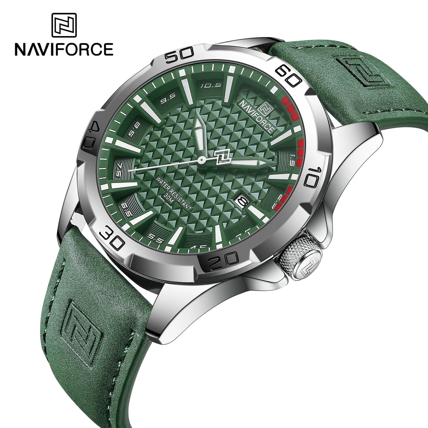 Relógio Masculino NAVIFORCE Premium Couro e Esportivo